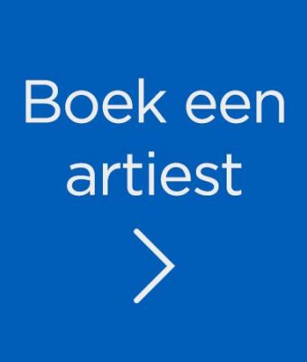 Afbeelding met de tekst Boek een artiest.