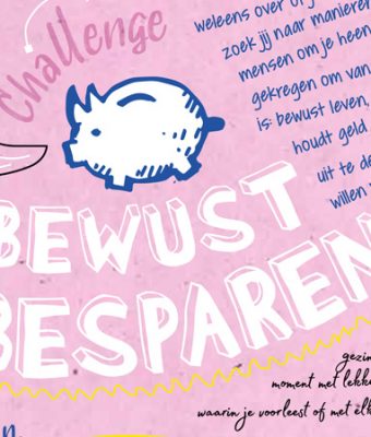 Afbeelding met tekst: Bewust besparen